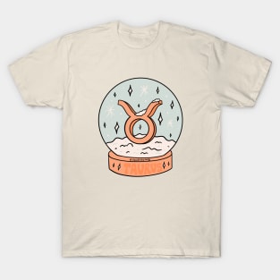 Taurus Snow Globe T-Shirt